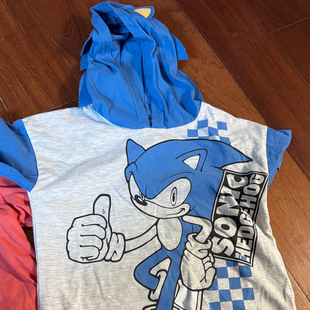 Summer boy bundle tshirts and short Set - Sonic cars space - Picture 2 of 5